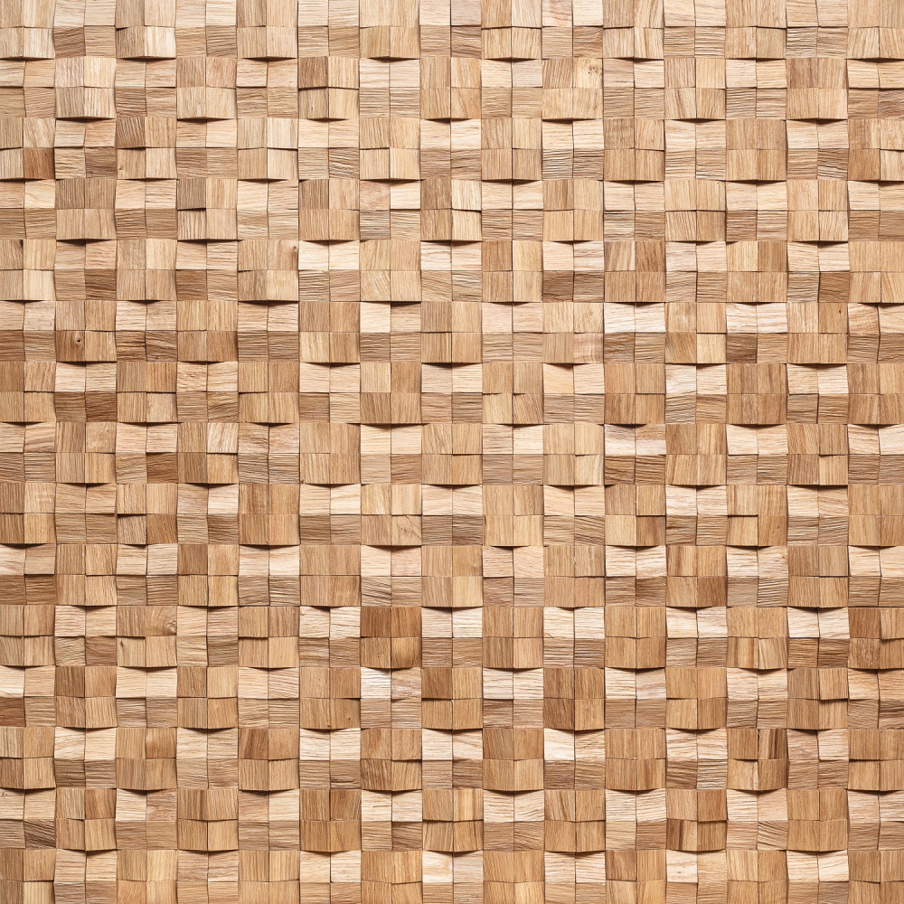 Стеновая панель Tarsi/Тарси Домчик Натур 300х300 мм  Дуб/колотый/брашированный